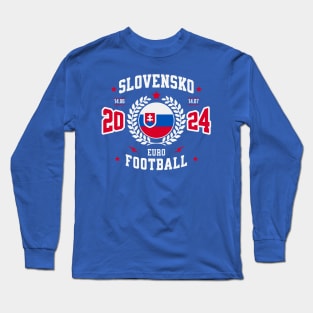 Slovakia 2024 Football Fan Long Sleeve T-Shirt